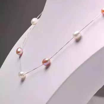 Жемчужное ожерелье Zhboruini Fine Pearl, серебряные жемчужные украшения из натурального пресноводного жемчуга, подвески-чокеры, украшения для женщин, подарок 45cm