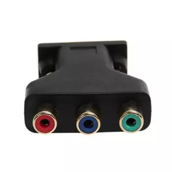 Женщина адаптера 3Rca Vga Rca видео- к адаптеру компонента преобразователя Vga Pin 15 Hd