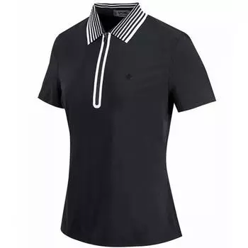 Женская футболка-поло Zipore S Lip Collar Silky Tech Nylon Quarter house G4LF23K872ONYX/XS