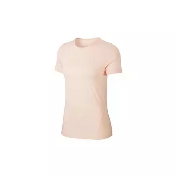 Женская футболка с коротким рукавом Nike Pro Mesh Training Top Pink AO9952-664 M