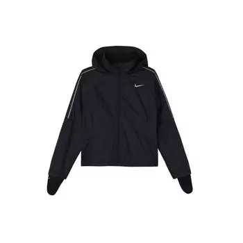 Женская куртка с длинным рукавом и капюшоном с логотипом Nike, черная CU3386-010 S
