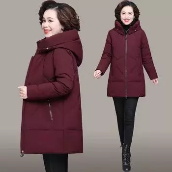 Женская модная зимняя куртка 5XL