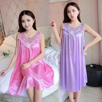 Женская ночная рубашка, сексуальное платье Babydoll, шелковое нижнее белье, ночная рубашка
