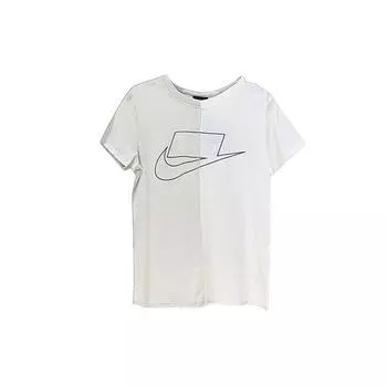 Женская повседневная футболка с коротким рукавом Nike Casual Training, белая CU5808-072 XS