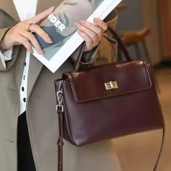 Женская стильная сумка через плечо Commuter из натуральной кожи, женская сумка One Size