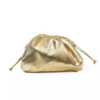 Женская сумка Golden Cloud Bag Размер плетеной сумки-пельменя Сумка на одно плечо Oblique Span Bag Женская сумка Small