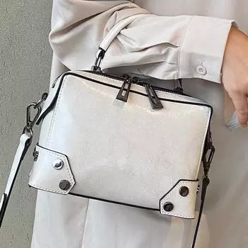 Женская сумка из натуральной кожи с масляно-восковым покрытием, универсальная сумка через плечо из коровьей кожи красный