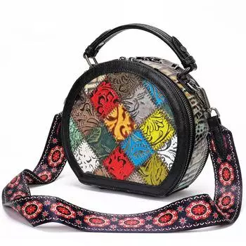 Женская сумка из воловьей кожи Head Layer, мини-сумка, сумка через плечо, ретро-сумка из натуральной кожи