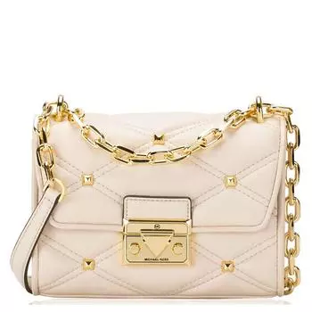Женская сумка Michael Kors 35F2GNRC6I-LT-CREAM Белая (19 х 13 х 8 см)