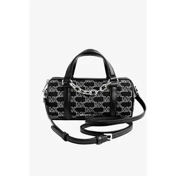 Женская сумка Michael Kors 35F2S3ZC5J-BLACK-MULTI Черная (21 х 12 х 6 см)