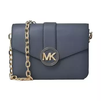 Женская сумка Michael Kors 35S2GNML2L-HEATHER-GREY Серая (23 х 5 х 17 см)