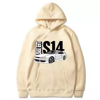 Женская толстовка с принтом аниме Initial D, повседневная модная рубашка с капюшоном, пуловер с длинными рукавами, толстовки, одежда унисекс большого размера S