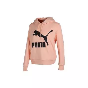 Женская толстовка с принтом Puma Classics Коралловый 595915-88 L