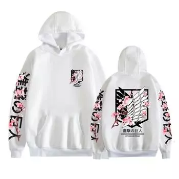 Женская унисекс-толстовка с капюшоном Attack on Titan Hoodie Hoodie XXXXL