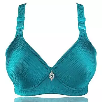 Женские большие бюстгальтеры Push Up Ice Silk Бесшовный верхний бюстгальтер Bralette Lace Wireless Летние бюстгальтеры Plus Size Top Нижнее белье 80/36BC