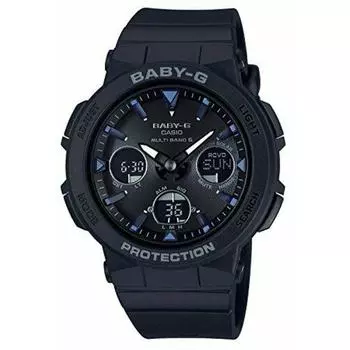 Женские часы CASIO BABY-G BEACH TRAVELER с радиоприемником и солнечной батареей BGA-2500-1AJF, НОВИНКА