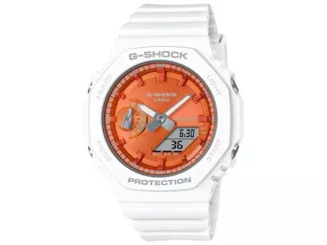 Женские часы CASIO G-SHOCK GMA-S2100WS-7AJF Precious Heart Selection среднего размера, НОВИНКА