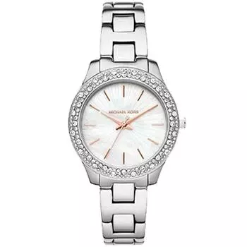 Женские часы Michael Kors Liliane с белым циферблатом белый