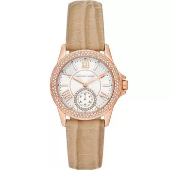 Женские часы Michael Kors Mini Everest с белым циферблатом, белые