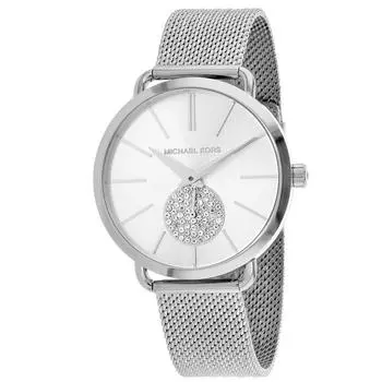 Женские часы Michael Kors с серебряным циферблатом