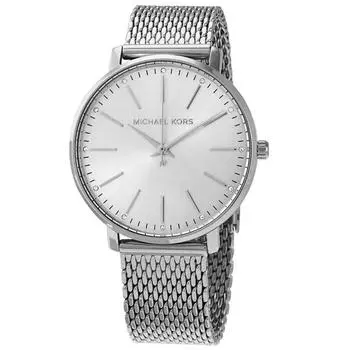 Женские часы Michael Kors с серебряным циферблатом