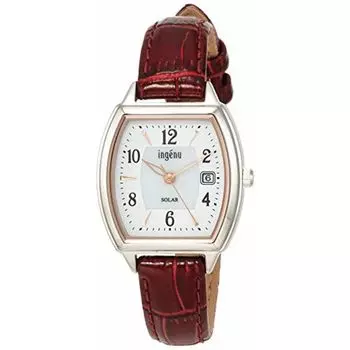 Женские часы SEIKO ingenu AHJD413, красные, белые, аналоговые, водонепроницаемые, НОВЫЕ