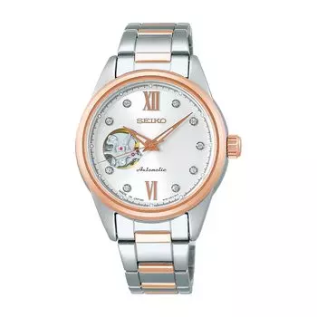 Женские часы SEIKO SELECTION механические сделаны в Японии Open Heart SSDE010