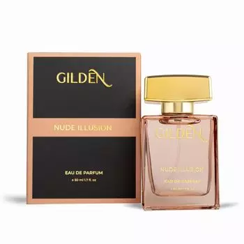 Женские духи Gilden, роскошный аромат для офисной одежды, вечеринок, повседневного использования, пряный мускусный аромат (Нюдовая иллюзия, 50мл)