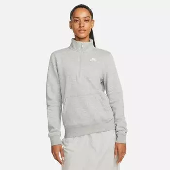 Женские флисовые кроссовки Nike Sportswear Club с молнией на четверть DQ5839-063