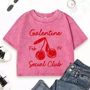 Женские футболки с принтом Red Cherry Social Club, хлопковые повседневные футболки, уличные футболки с коротким рукавом, летние облегающие футболки L