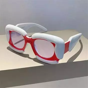 Женские и мужские квадратные женские солнцезащитные очки с защитой UV400, новый роскошный дизайн, большие очки в оправе, солнцезащитные очки с облаком