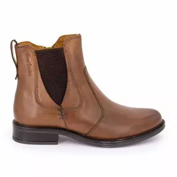 Женские кожаные ботинки челси PIERRE CARDIN 37 коричневый