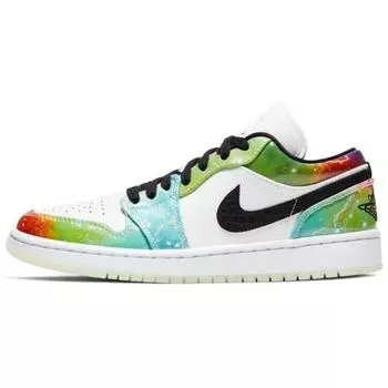 Женские кроссовки Air Jordan 1 Low Galaxy разноцветные CW7310-909