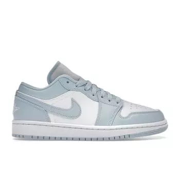 Женские кроссовки Air Jordan 1 Low Ice Blue белые DC0774-141 36.5