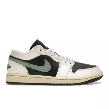 Женские кроссовки Air Jordan 1 Low Jade Smoke Черный Антрацитовый Парус DC0774-001 36.5