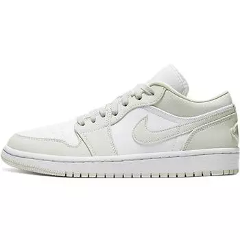 Женские кроссовки Air Jordan 1 Low Spruce Aura белые CW1381-003