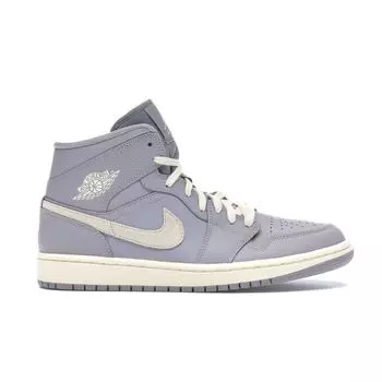 Женские кроссовки Air Jordan 1 Mid Grey Light Bone CD7240-002