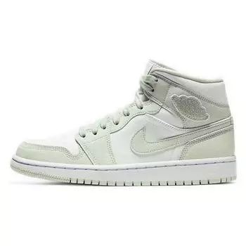 Женские кроссовки Air Jordan 1 Mid Spruce Aura Зеленый Белый CV5280-103