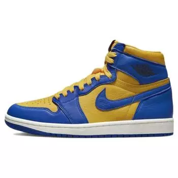 Женские кроссовки Air Jordan 1 Retro High OG Reverse Laney желтые Varsity-Maize Game-Royal FD2596-700 36