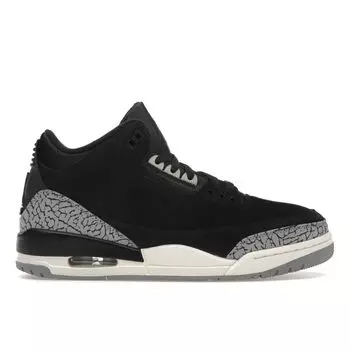 Женские кроссовки Air Jordan 3 Retro Off Noir черного цвета кокосового молока, цементно-серого цвета CK9246-001 36.5
