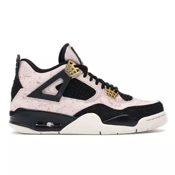 Женские кроссовки Air Jordan 4 Retro Splatter Red Silt-Red Black AQ9129-601