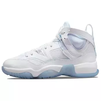 Женские кроссовки Air Jordan Jumpman Two Trey Columbia белые ледяно-синие DR9631-110 36.5