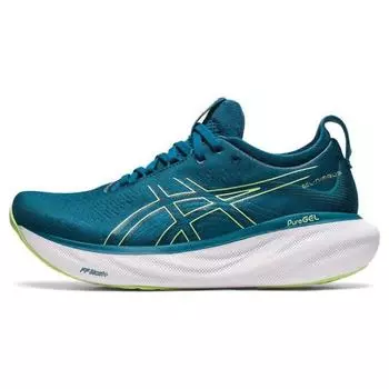 Женские кроссовки ASICS Gel Nimbus 25 Ink Teal Lime Green 1012B356-401 37