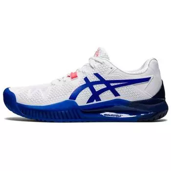 Женские кроссовки ASICS Gel Resolution 8 White Lapis Lazuli Blue 1042A072-107 37