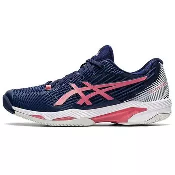 Женские кроссовки ASICS Solution Speed FF 2 Peacoat Smokey Rose синие 1042A136-402 36