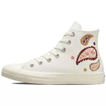 Женские кроссовки Converse Chuck Taylor All Star High Paisley Cream Egret Healing-Clay 572544C 36