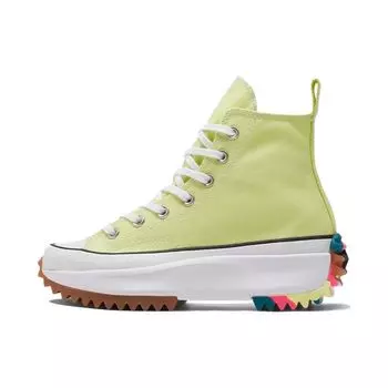 Женские кроссовки Converse Run Star Hike High Light Zitron Желто-Белые 571112C 41