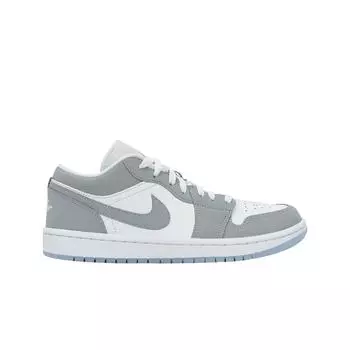 Женские кроссовки Jordan 1 Low White Wolf Grey DC0774-105
