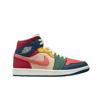 Женские кроссовки Jordan 1 Mid SE French Blue Magic Amber DN3738-400