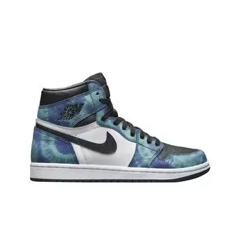 Женские кроссовки Jordan 1 Retro High Tie Dye CD0461-100